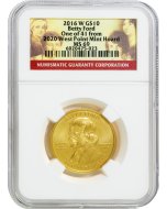 2016 (2020) W $10 Betty Ford First Spouse 24 Karat Gold NGC MS69 WestPoint Mint Hoard 1 of 41 