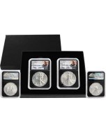 2021 Silver Eagle T1 & T2 Set NGC MS70 – Last Type 1 & First T2 Coins 