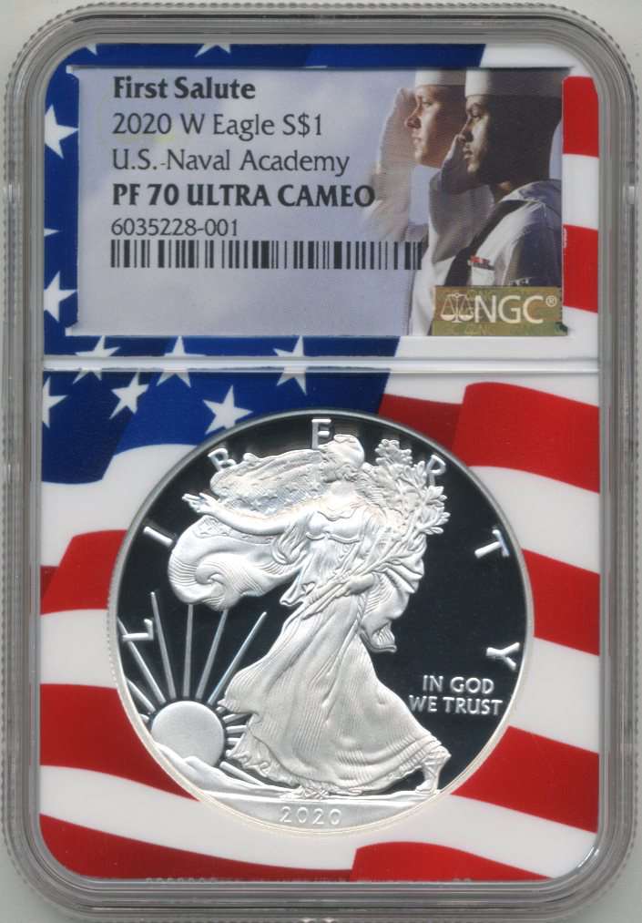 First Salute Silver Eagle PF70 UCAM