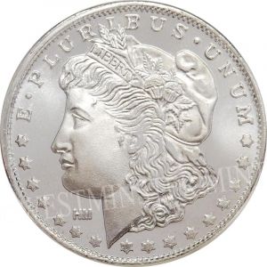 Silver Bullion Round-Morgan dollar design