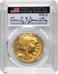 2022 W $50 Buffalo PR70 Advance Release – Damstra Signature Low Mintage of only 2,400 coins 