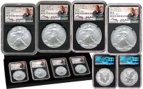 2021 Silver Eagles Last & First Production & Emergency coins MS70 Absolute Rarity – Key Dates Moy/Ryder Signatures