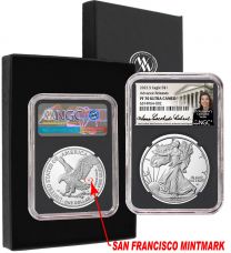 2022 S Silver Eagle NGC PF70 Advance Release – Signed by the 42nd Treasurer of the United States 
