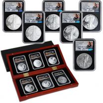 2021 – 2022 Silver Eagles Lowest Mintage Advance Release Coins Signed by Two U.S. Mint Directors