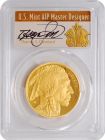 2008 W $50 Gold Buffalo PCGS PR70 – Thomas S. Cleveland Signature