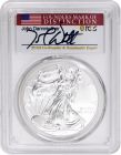 2020-(S) Emergency Issue 1 oz. American Silver Eagle Coin PCGS MS70  First Day of Issue – John Dannreuther Signature