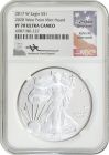 2017 (2020) W SILVER EAGLE WEST POINT MINT HOARD NGC PF70 MERCANTI