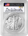 2021 W Silver Eagle Type 1 & Type 2 Advance Release PCGS PR70 – Damstra Signatures