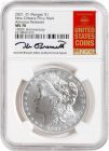 2021 O Morgan Dollar NGC MS70 Advance Release – Signed by Kenneth Bressett  - First “O” privy mark on US coin 