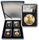 2022 W Four-Piece Gold Eagle Type Set NGC PF70 Advance Release – Cabral Signature